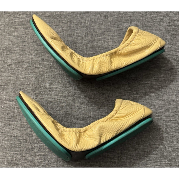 Tieks Biscotti Patent Ballet Flats Women’s Size 10 - Picture 3 of 8